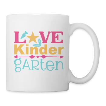 Love Kindergarten - Star and Arrow - Mug - white - Right