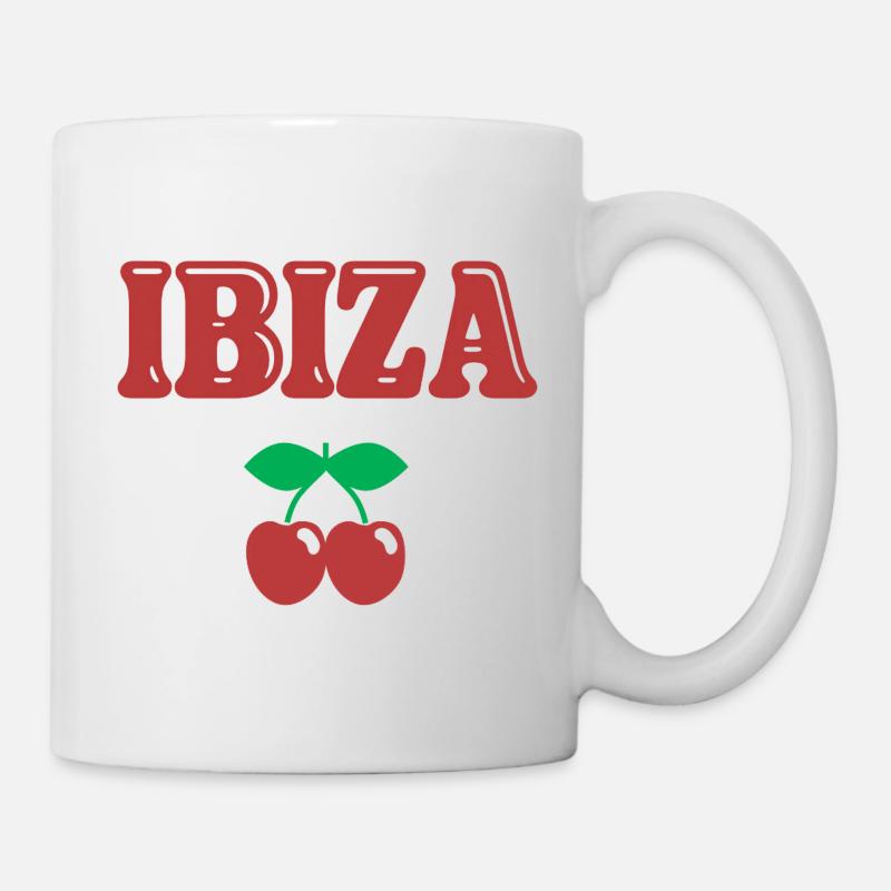 Ibiza Cerises pacha - Mug blanc - blanc