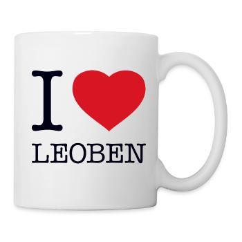 I Love Leoben - Mug - white - Right