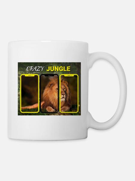Crazy jungle - Mug - white