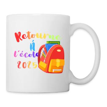 Retour à l’École 2025 - Mug blanc - blanc - Droite