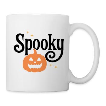 Spooky Pumpkin Halloween Design - Mug - white - Right