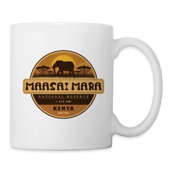 Masai Mara , Nationalreservat , Kenia - Tasse - Weiß - Rechts
