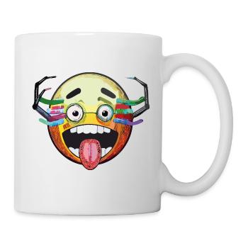 Triple Moji - Mug blanc - blanc - Droite