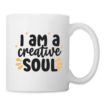 Creative Soul Inspirational Quote - Mug - white - Right