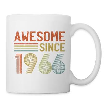 Design typographique rétro inspiré des années 1960 - Mug blanc - blanc - Droite