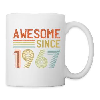 Rétro 1967 Célébration Design - Mug blanc - blanc - Droite