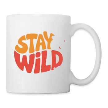 Restez Motif Animal Sauvage avec Design Rat - Mug blanc - blanc - Droite
