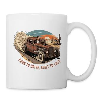 Retro Hot Rod Adventure - Mug - white - Right