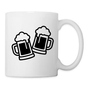 Beer Mug Beer Beer Glass - Mug - white - Right
