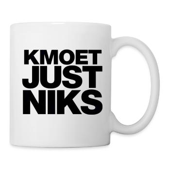 KMOET Just Niks Typography T-Shirt - Mug - white - Right