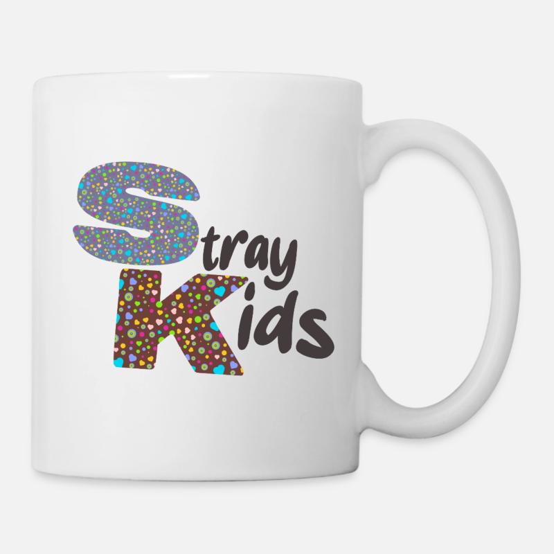 Streunende kinder text  - Tasse - Weiß