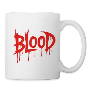 Sang - Conception de sang tueur - Mug blanc - blanc - Droite