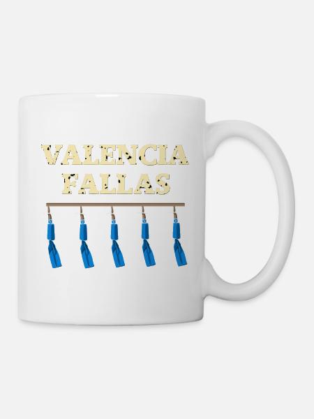Valencia Fallas Traca - Tasse - Weiß