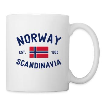 Norway - Norge - Norwegen - Scandinavia - 1905 - Tasse - Weiß - Rechts