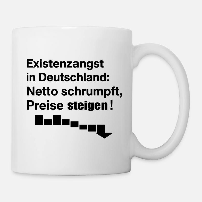 Existential fear in Germany - Mug - white