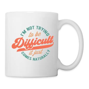 Natural Humorous Text Design - Mug - white - Right