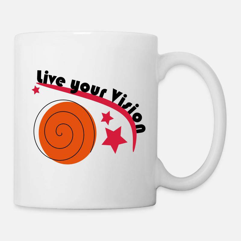 Vivez votre vision - Mug blanc - blanc