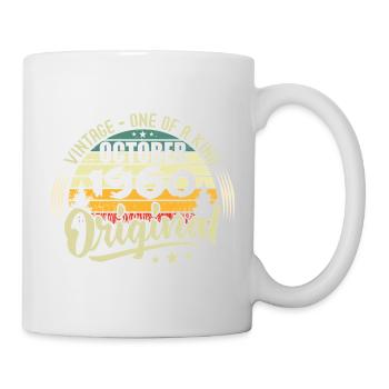 Cadeau Anniversaire Octobre 1960 - Mug blanc - blanc - Droite