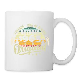 Cadeau Anniversaire Octobre 1963 - Mug blanc - blanc - Droite