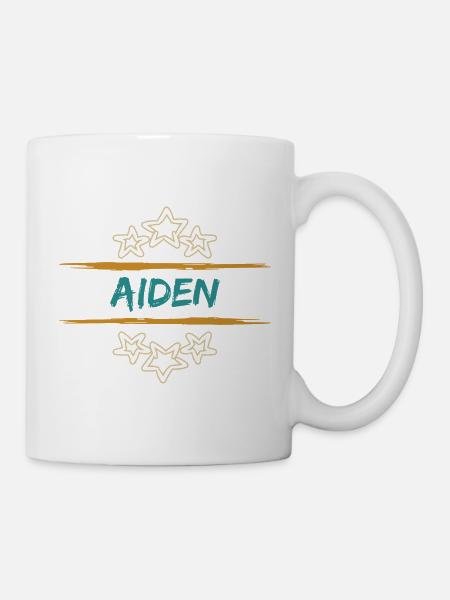 Aiden als Aiden - Tasse - Weiß