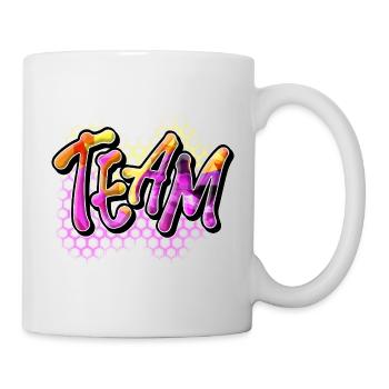 Team - Tasse - Weiß - Rechts