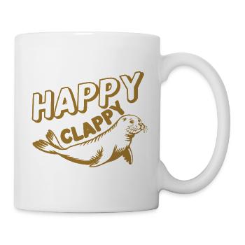 Happy Seal Cartoon Illustration - Mug - white - Right