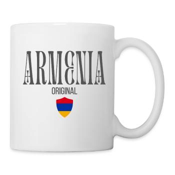 Originaire d’Arménie, né en Arménie - Mug blanc - blanc - Droite