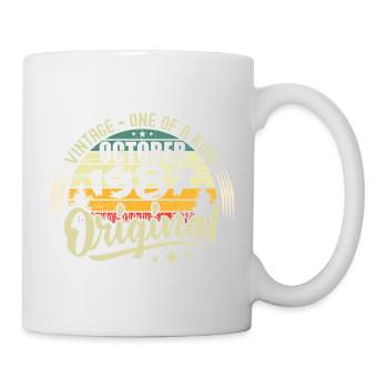 Cadeau Anniversaire Octobre 1987 - Mug blanc - blanc - Droite