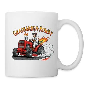 Grasnarben-Rowdy - Tasse - Weiß - Rechts