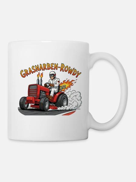Truie d’herbe Hooligan - Mug blanc - blanc