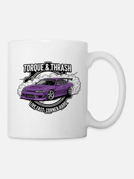 Torque & Thrash - Tasse - Weiß