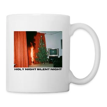 Holy Night - Burning Christmas Tree - Mug - white - Right