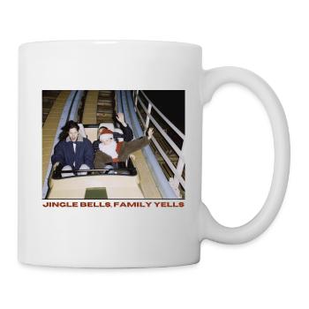 Montagnes russes de Noël - Mug blanc - blanc - Droite