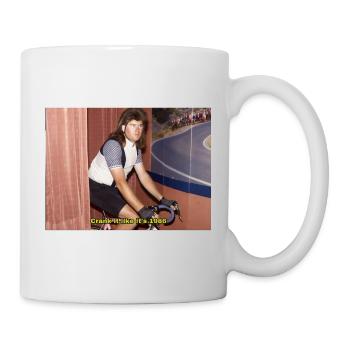 Vintage 1986 Vélo Vélo de route Design - Mug blanc - blanc - Droite
