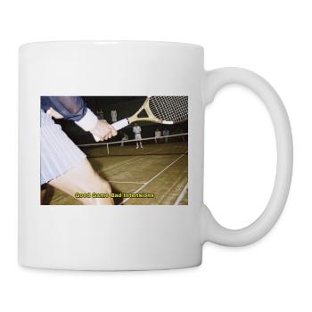 Tennis Match Humor Quote - Mug - white - Right