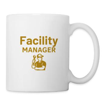 Facility Manager - Tasse - Weiß - Rechts