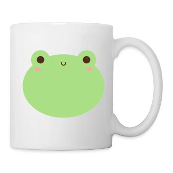 Adorable Kawaii Frog Character Design - Mug - white - Right