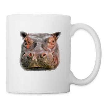 Portrait of a Hippo - Mug - white - Right