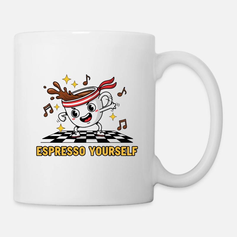Dancepresso - Mug blanc - blanc