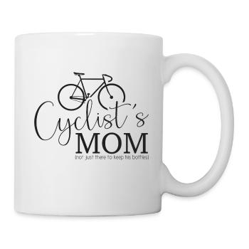 Cyclist's Mom - Mug blanc - blanc - Droite