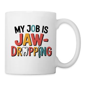 Outils de précision pour prothésiste dentaire - Mug blanc - blanc - Droite