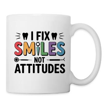 Zahntechniker Brückenkunst - Tasse - Weiß - Rechts