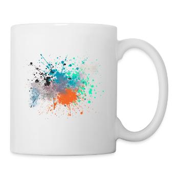 Color Explosion Art Inspired Design - Mug - white - Right