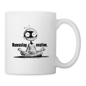 Mummy Humor Design | Funny Halloween Design - Mug - white - Right