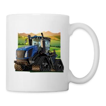 Tractor in the countryside - Mug - white - Right