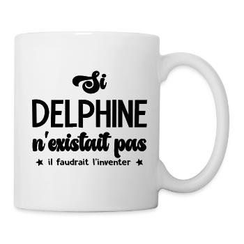 Delphine personalisiertes Geschenk Delphine - Tasse - Weiß - Rechts