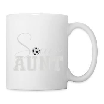 Fußball-Tante - Tasse - Weiß - Rechts