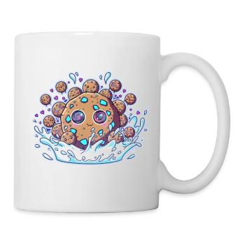 Cookie in Milk in Space - Mug - white - Right