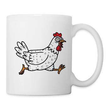 Crazy Chicken - Mug - white - Right